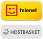 De bezoekerpagina's worden gehost en onderhouden door Hostbasket van Telenet